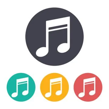Vector music icon Stock Illustration