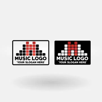 Vector Music Logo Stock Illustration