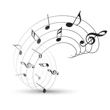 Vector music note Stock Illustration