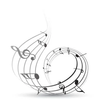 Vector music note Stock Illustration