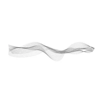 Vector music sound waves Stock Illustration
