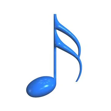 Vector musical note. Sound symbol. Music note icon. Stock Illustration