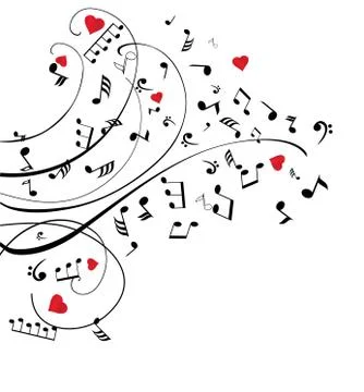 Vector Musical Notes Illustrazione stock