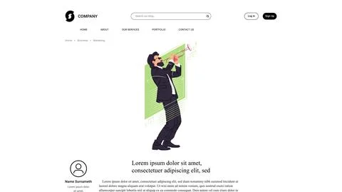 Vector musician in shadow of sharp lines style . Editable illustration Stock Illustration