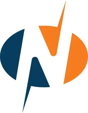 Vector n letter logo template Stock Illustration