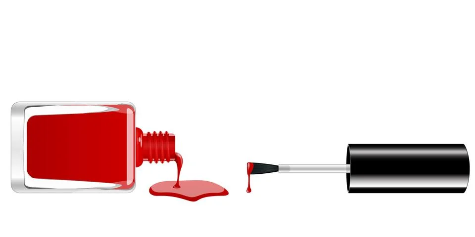 Vector Nail polish Stock Illustration