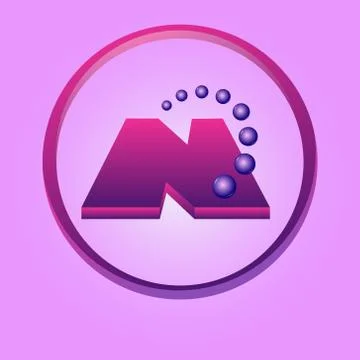 Vector nanotechnology symbol Stock Illustration