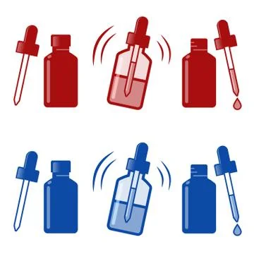 Vector nasal drops icon Stock Illustration