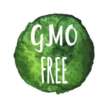 Vector natural organic icon, label Stock Illustration