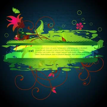 Vector nature background Stock Illustration