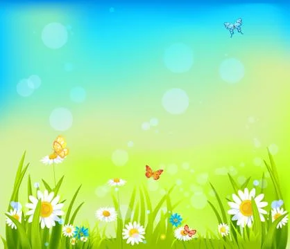 Vector nature background Stock Illustration