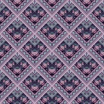 Vector nature patch pattern. Mosaic background Stockillustratie