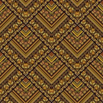 Vector nature patch pattern. Mosaic background Stock Illustration