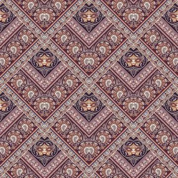 Vector nature patch pattern. Mosaic background Stock Illustration