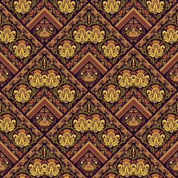 Vector nature patch pattern. Mosaic background Illustrazione stock