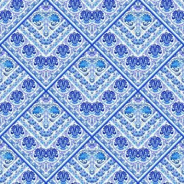 Vector nature patch pattern. Mosaic background Illustrazione stock