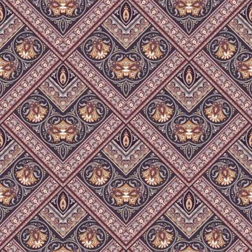 Vector nature patch pattern. Mosaic background Illustrazione stock