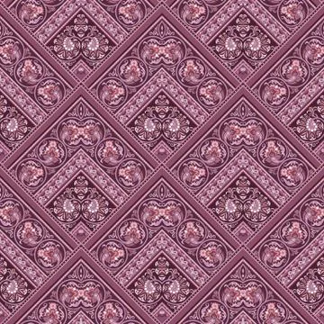 Vector nature patch pattern. Mosaic background Illustrazione stock