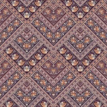 Vector nature patch pattern. Mosaic background Illustrazione stock