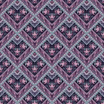 Vector nature patch pattern. Mosaic background Illustrazione stock