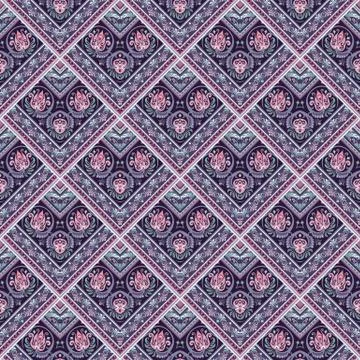 Vector nature patch pattern. Mosaic background Stock Illustration