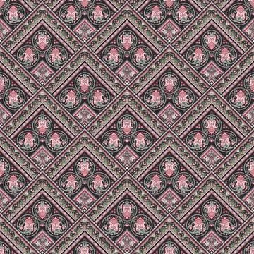 Vector nature patch pattern. Mosaic background Illustrazione stock