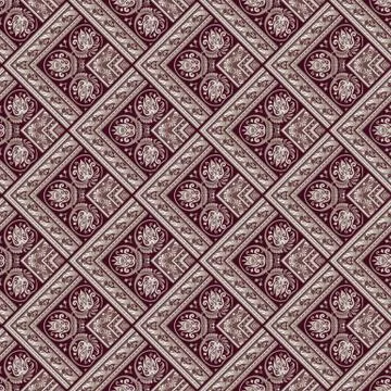 Vector nature patch pattern. Mosaic background Stock Illustration