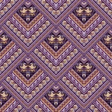 Vector nature patch pattern. Mosaic background Illustrazione stock