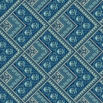 Vector nature patch pattern. Mosaic background Stock Illustration