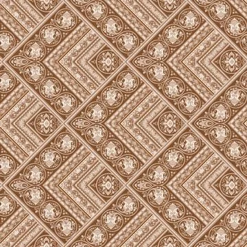 Vector nature patch pattern. Mosaic background Illustrazione stock