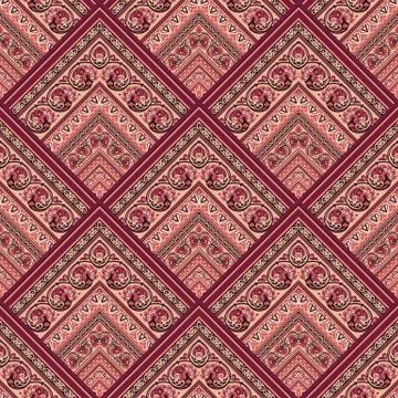 Vector nature patch pattern. Mosaic background Illustrazione stock