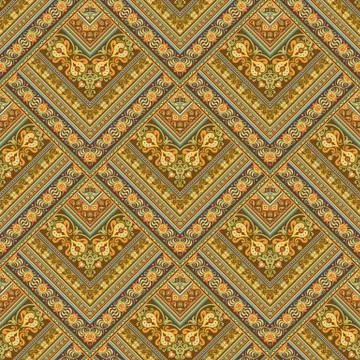 Vector nature patch pattern. Mosaic background 스톡 일러스트