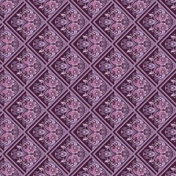 Vector nature patch pattern. Mosaic background Stock Illustration