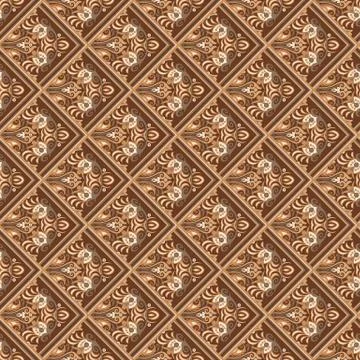 Vector nature patch pattern. Mosaic background イラスト素材