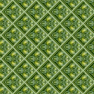 Vector nature patch pattern. Mosaic background Illustrazione stock