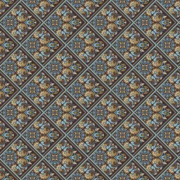 Vector nature patch pattern. Mosaic background Stock Illustration