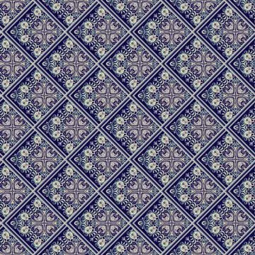 Vector nature patch pattern. Mosaic background Illustrazione stock