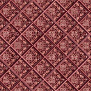 Vector nature patch pattern. Mosaic background Illustrazione stock