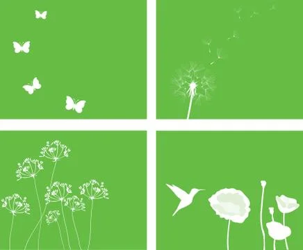 Vector nature set Stock-Illustration