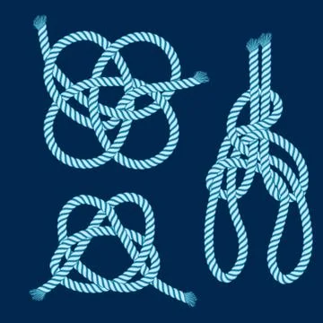 Vector nautical knot Illustrazione stock
