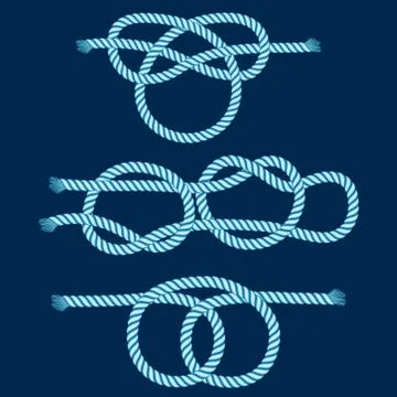 Vector nautical knot Stock Illustration