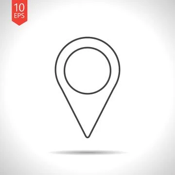 Vector navigation icon Stock Illustration