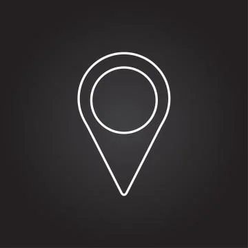 Vector navigation icon Stock Illustration