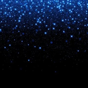 Vector neon blue glitter particles background effect Stock-Illustration