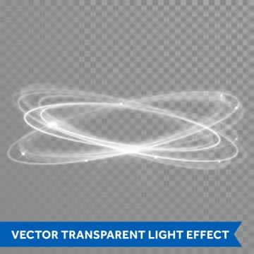 Vector neon light effect circle spiral Stock Illustration