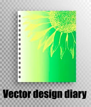 Vector neon print design for planner Stock Illustration