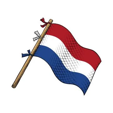 Vector of Netherlands Flag Stock Illustration