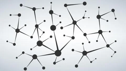 Vector network and connection background for your presentation. Stock Illustration