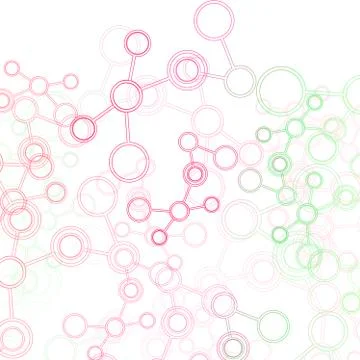 Vector network background for presentation. Connect concept 库存插图
