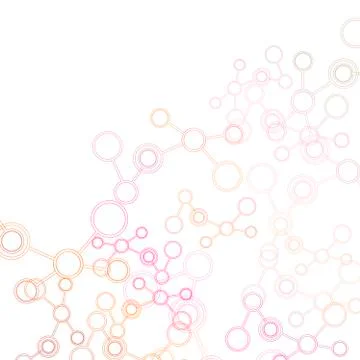 Vector network background for presentation. Connect concept Illustrazione stock